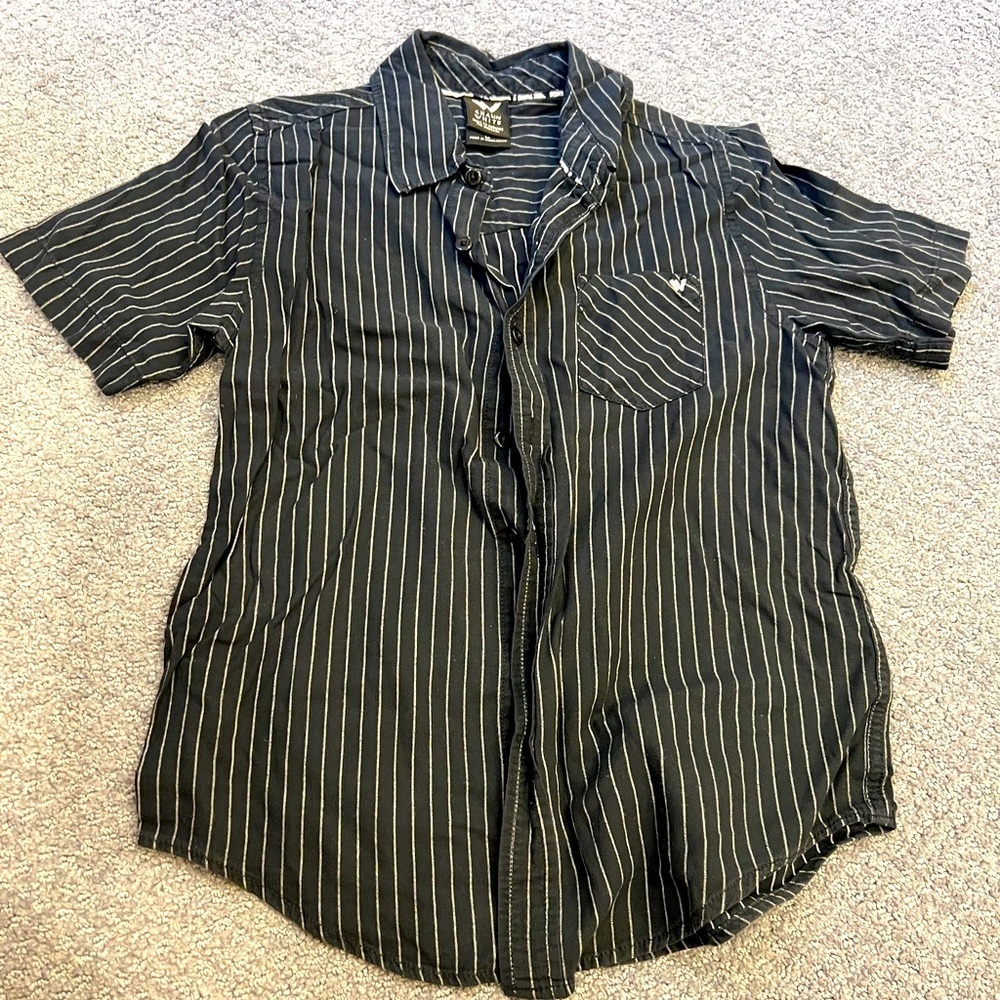 Shaun white Black Striped boys Shirt